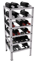 HD Metal 8-Column Wine Rack – 67 1/8" Height / 29 1/4" Width