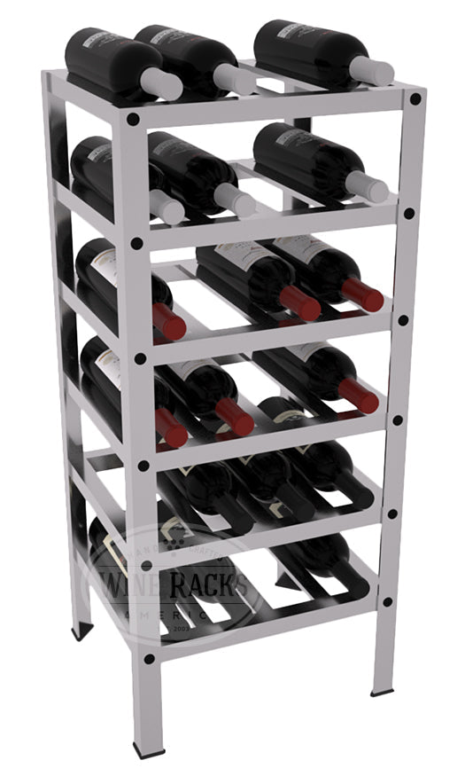 HD Metal 8-Column Wine Rack – 34 1/8" Height / 29 1/4" Width