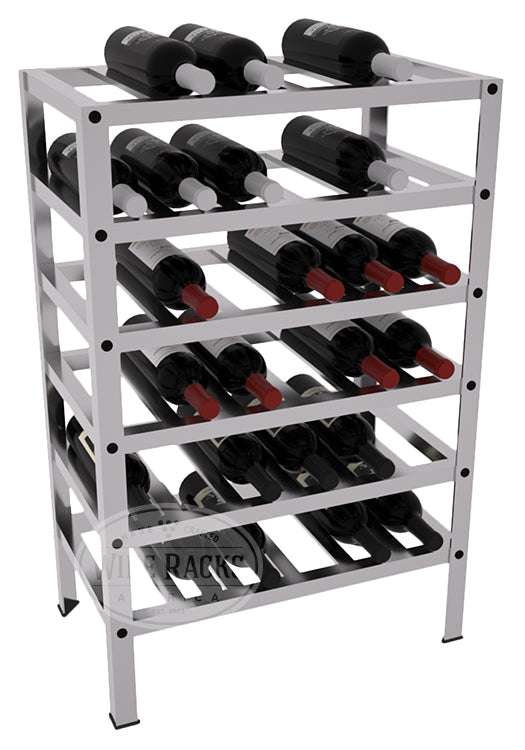 HD Metal 8-Column Wine Rack – 34 1/8" Height / 22 1/4" Width