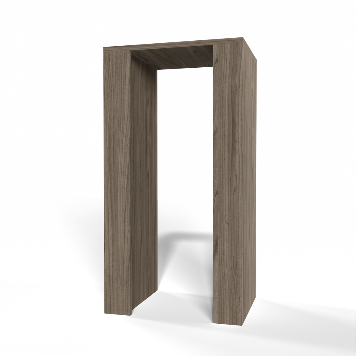 GrandCellar™ 4 Column Full-Depth Open Wine Niche – 36" – Walnut / Unstained