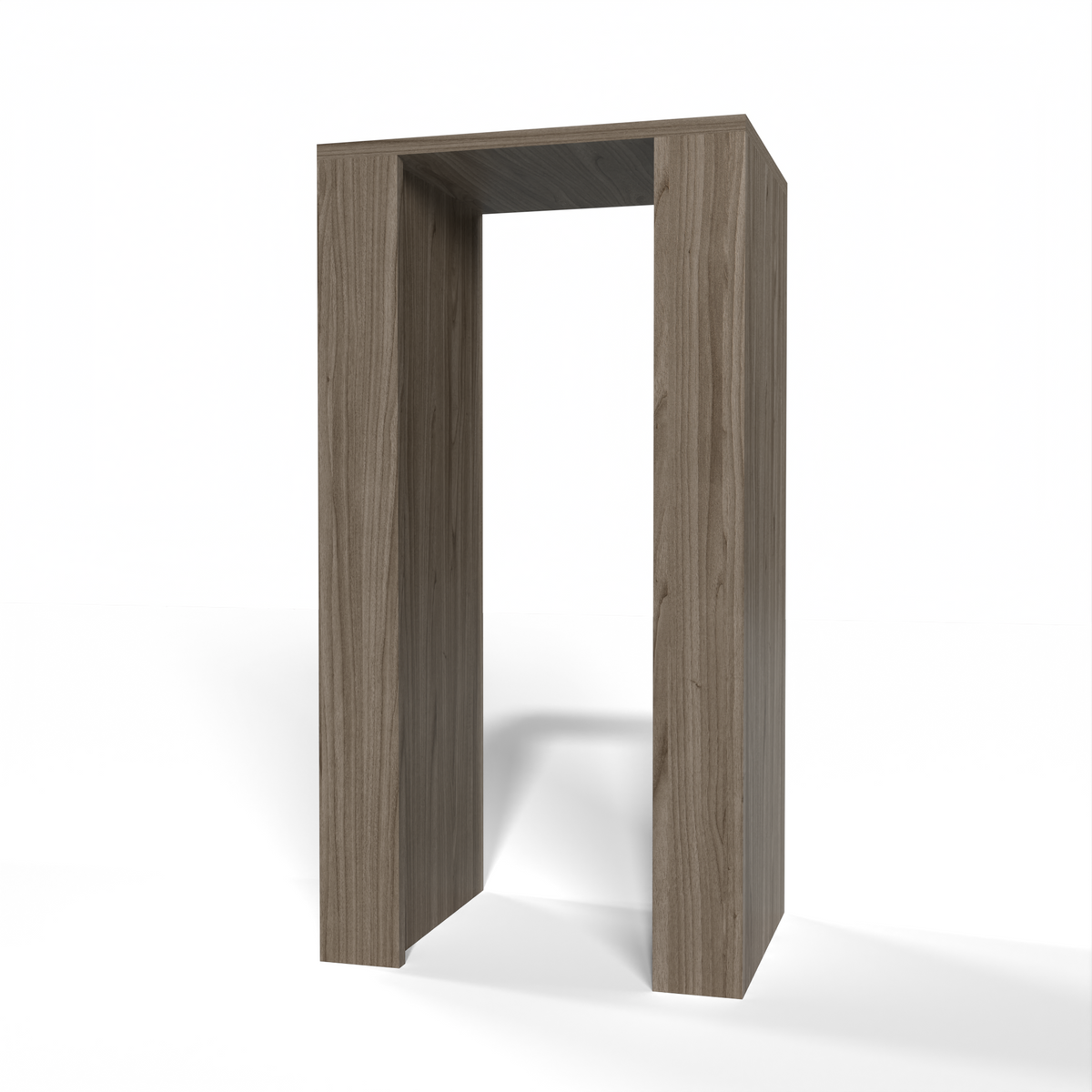 GrandCellar™ 4 Column Full-Depth Open Wine Niche – 36" – Walnut / Unstained