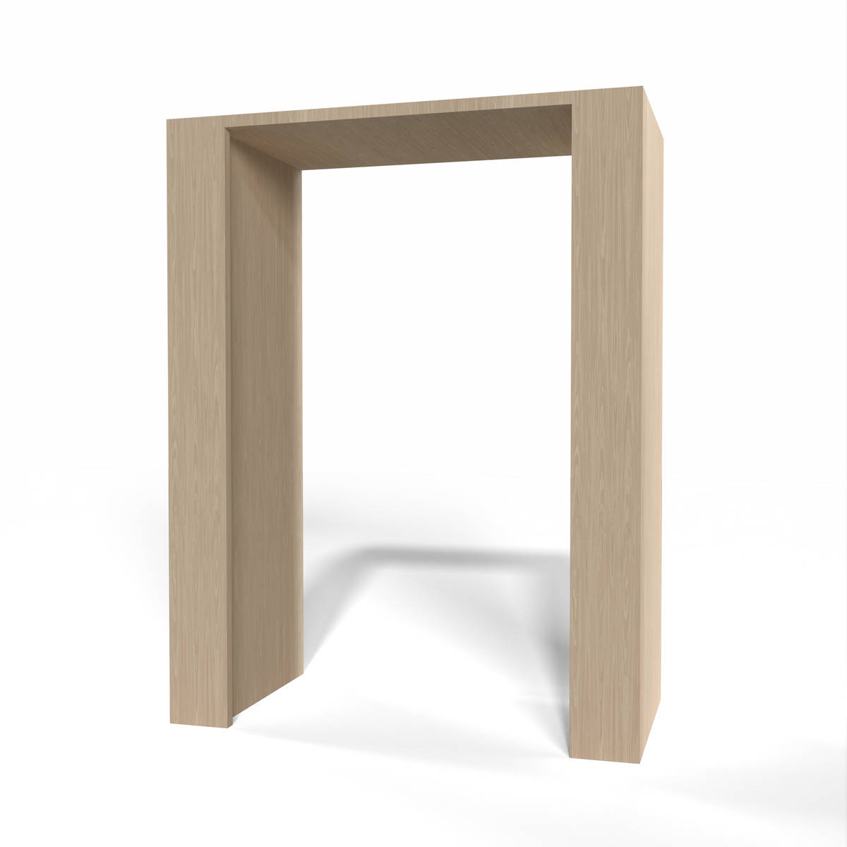 GrandCellar™ 6 Column Full-Depth Open Wine Niche – 36" – White Oak / Unstained