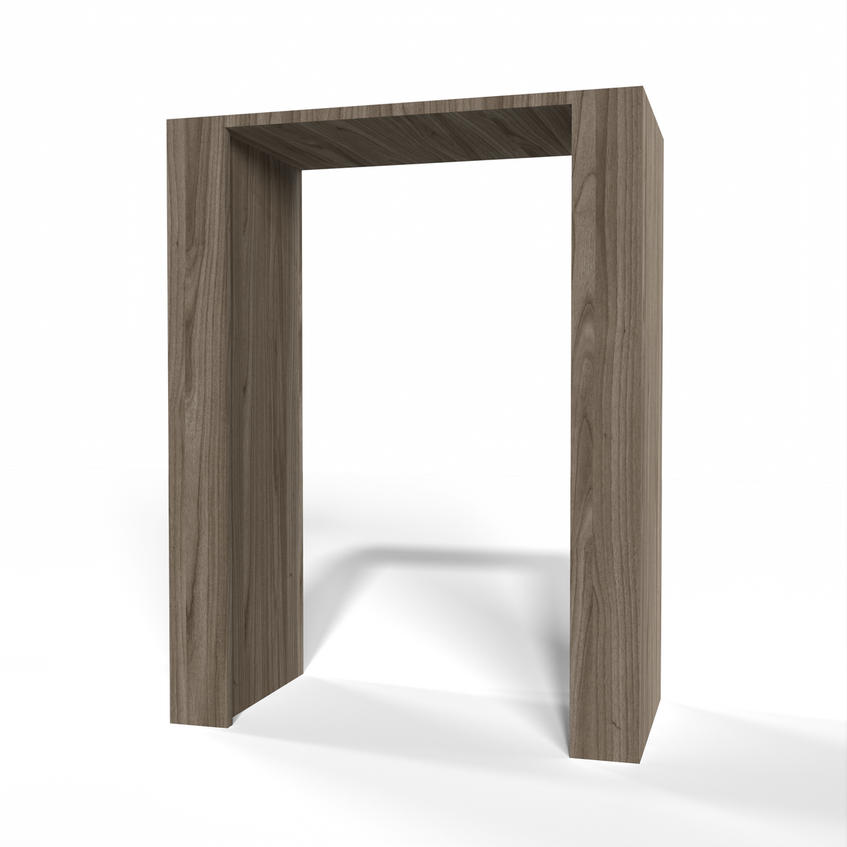 GrandCellar™ 6 Column Full-Depth Open Wine Niche – 36" – Walnut / Unstained