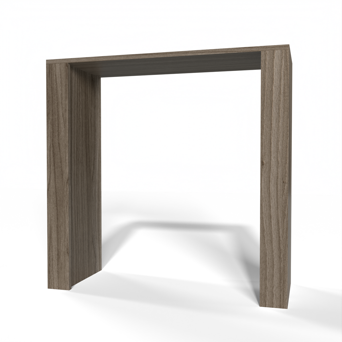 GrandCellar™ 8 Column Full-Depth Open Wine Niche – 36" – Walnut / Unstained