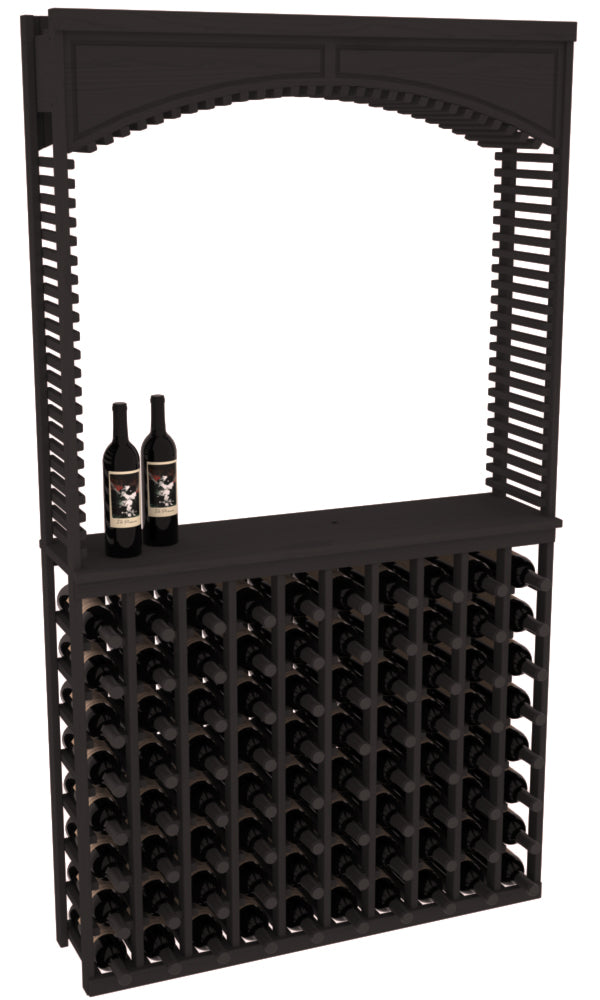 InstaCellar 42.5" Cellar Arch – Grand Mahogany / Black stained