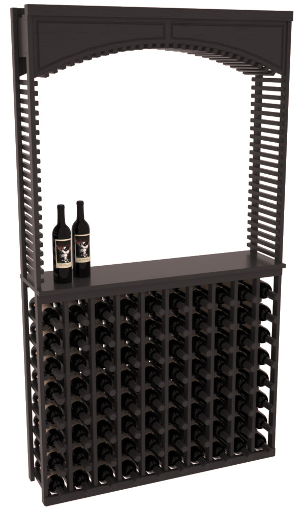 InstaCellar 42.5" Cellar Arch – Grand Mahogany / Black stained