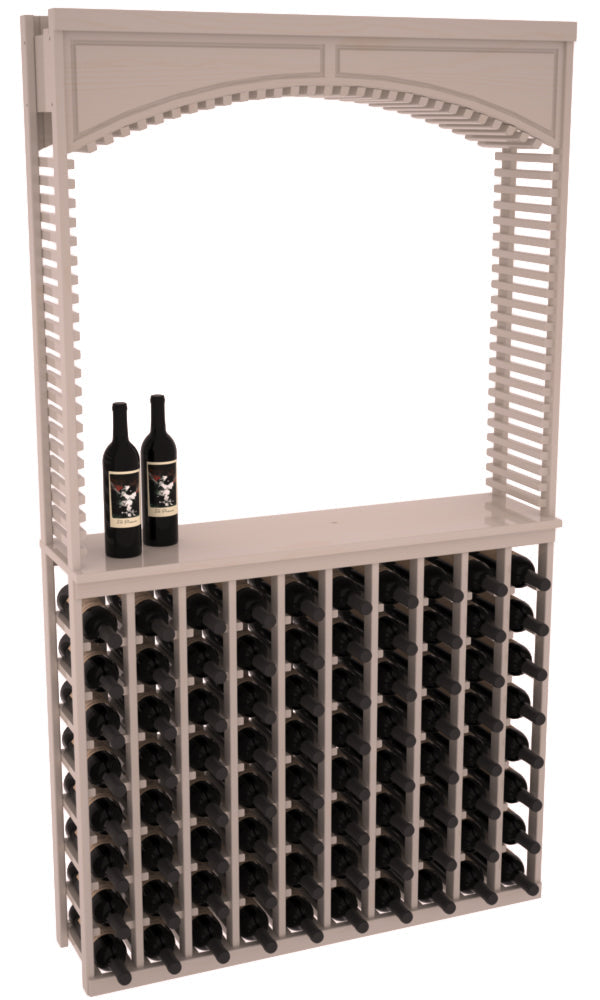 InstaCellar 42.5" Cellar Arch – Grand Mahogany / Greywash stained