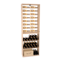 Retail Horizontal Bottle Display Rack – Ponderosa Pine / Unstained