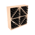 Retail Diamond Bin Base Wine Rack – Ponderosa Pine / Unstained