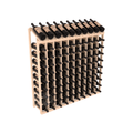 Retail Display-Top Wine Rack 10x10 – Ponderosa Pine / Unstained
