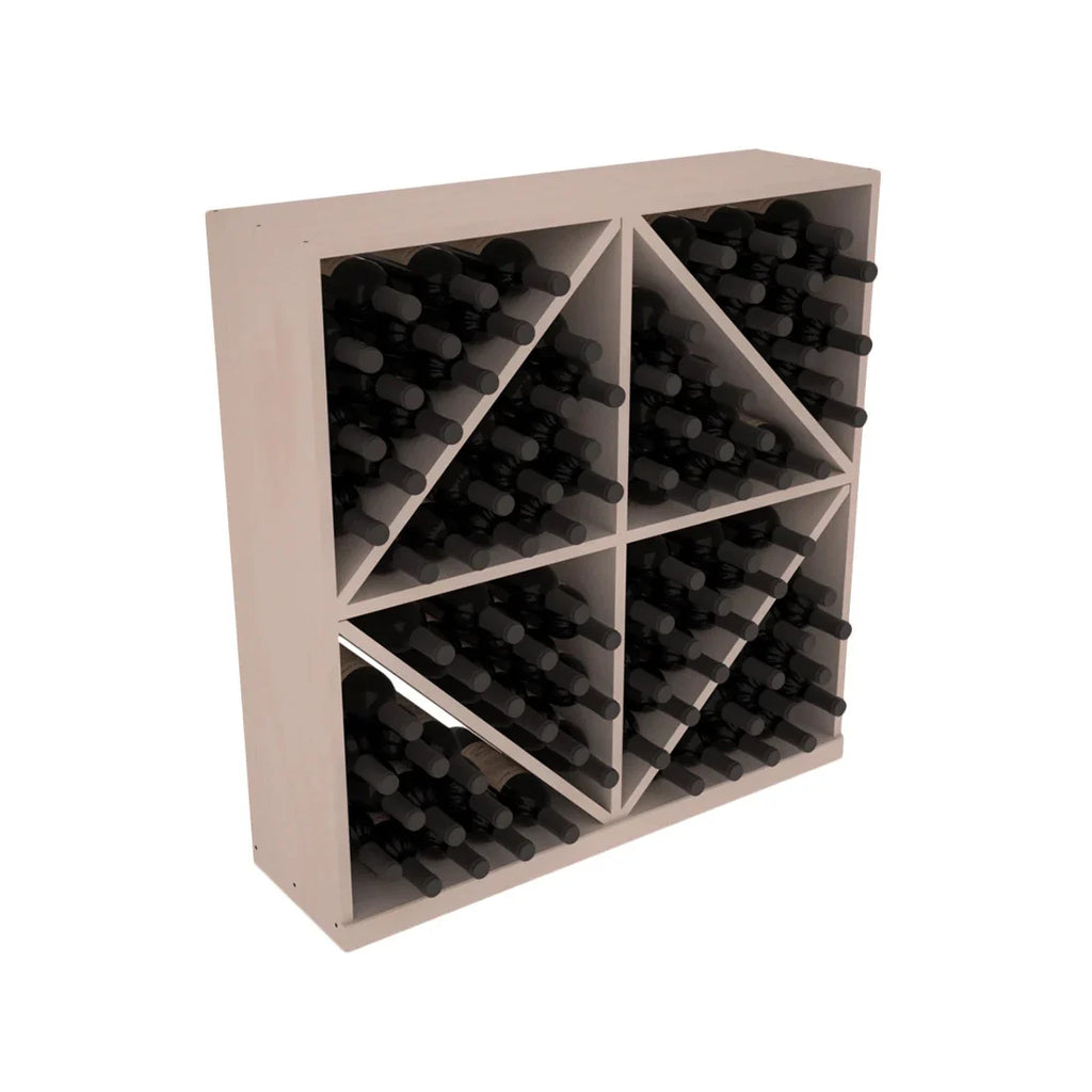 InstaCellar Diamond Bin – Grand Mahogany / Greywash stained