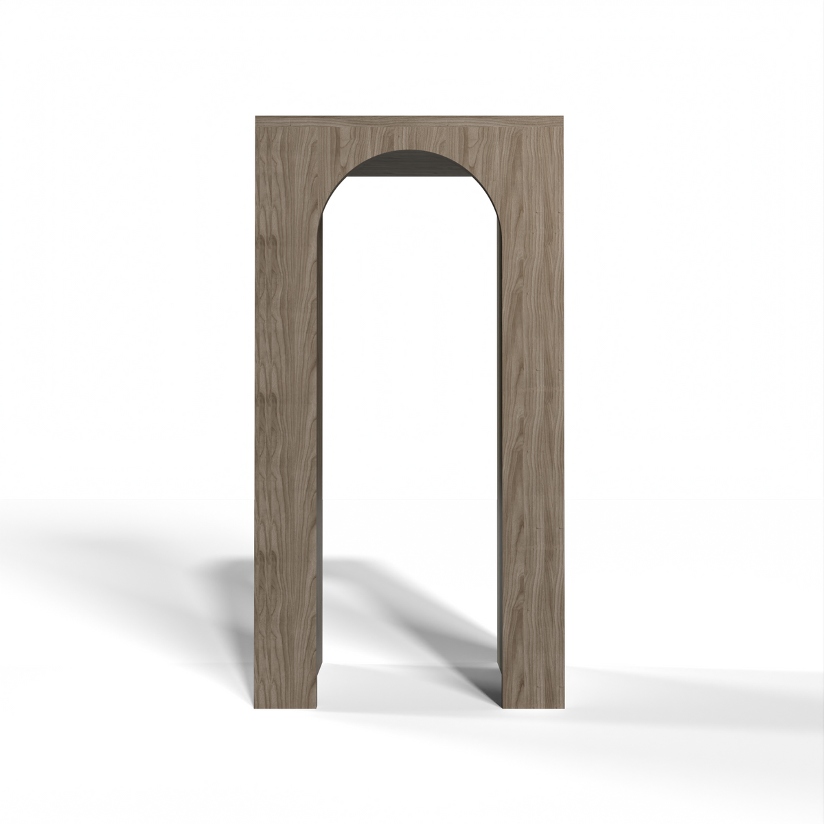 GrandCellar™ 4 Column Full-Depth Rounded Arch – 36" – Walnut / Unstained