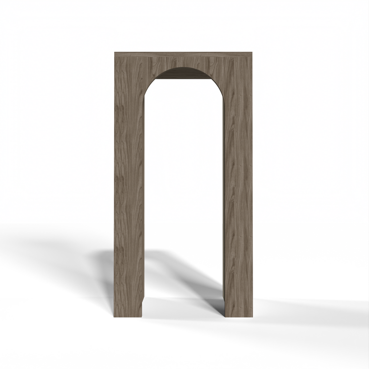 GrandCellar™ 4 Column Full-Depth Rounded Arch – 36" – Walnut / Unstained