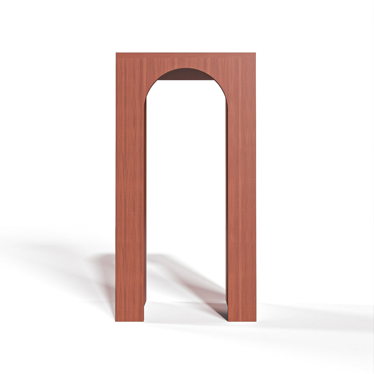 GrandCellar™ 4 Column Full-Depth Rounded Arch – 36" – Sapele Mahogany / Unstained