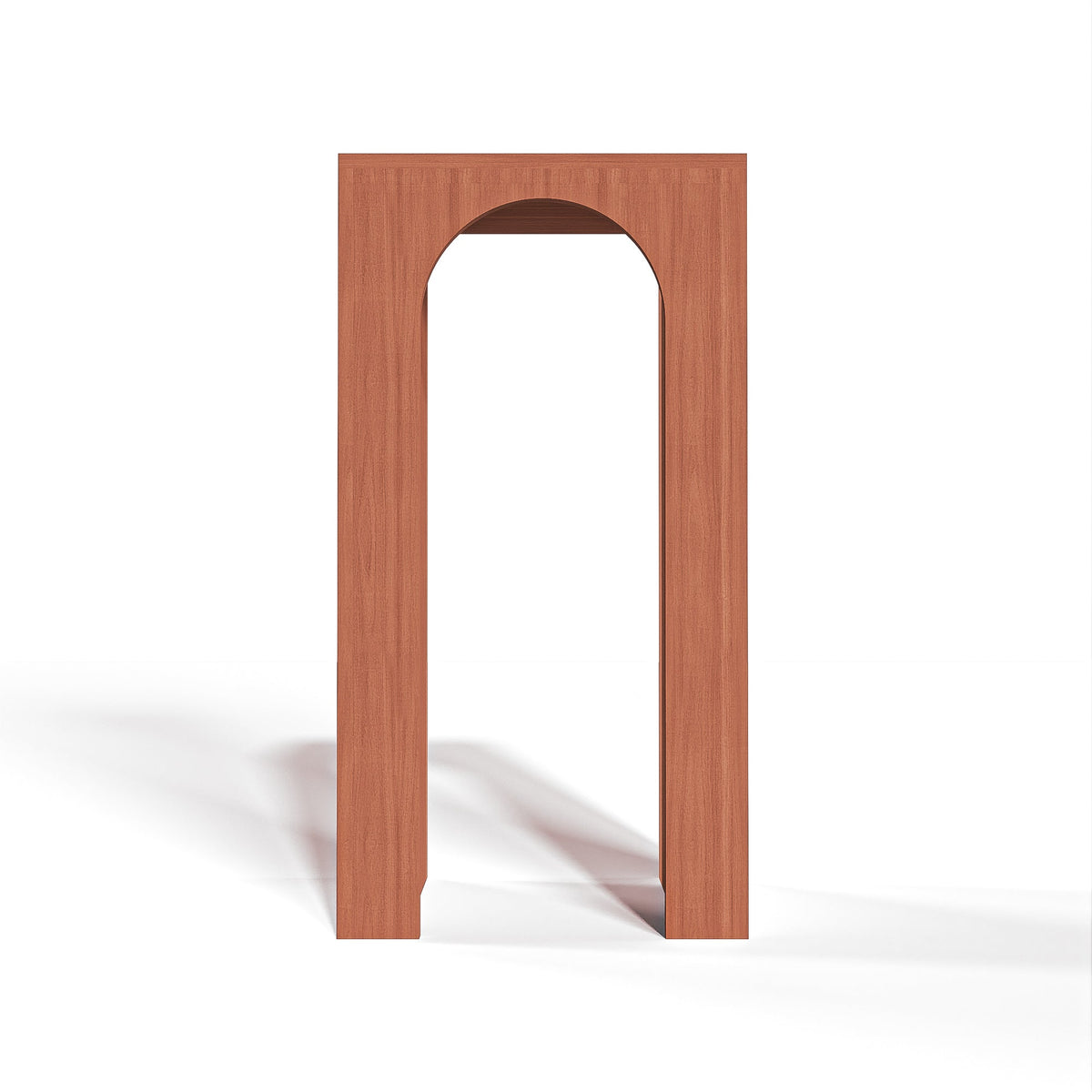 GrandCellar™ 4 Column Full-Depth Rounded Arch – 36" – Sapele Mahogany / Unstained