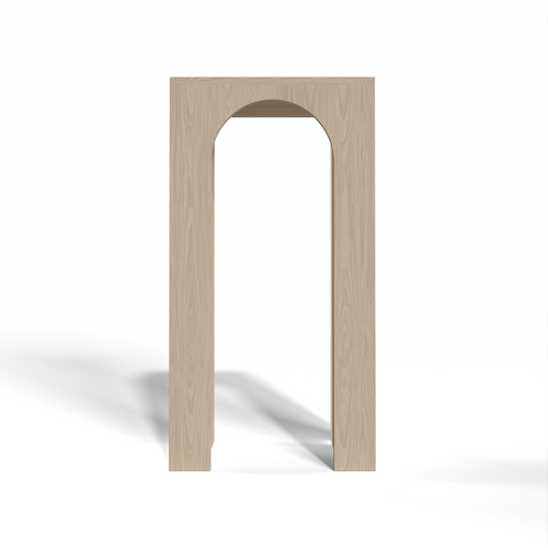 GrandCellar™ 4 Column Full-Depth Rounded Arch – 36" – White Oak / Unstained