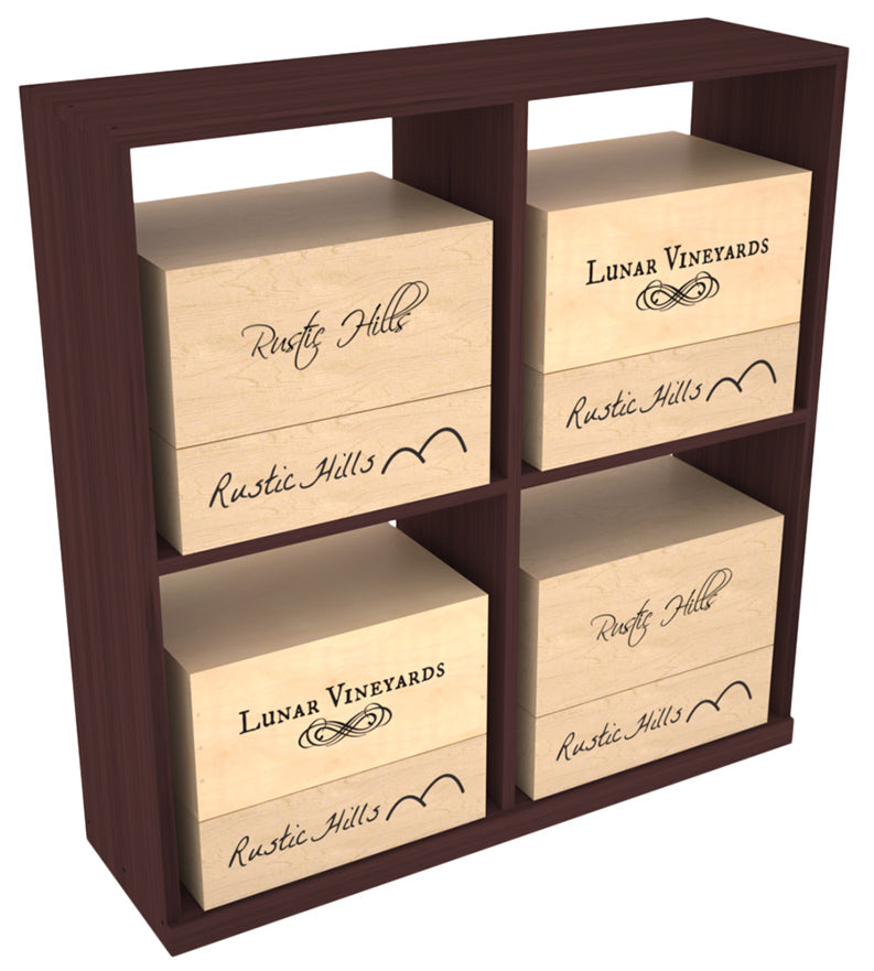 InstaCellar Solid Case Bin with Top – Ponderosa Pine / Unstained