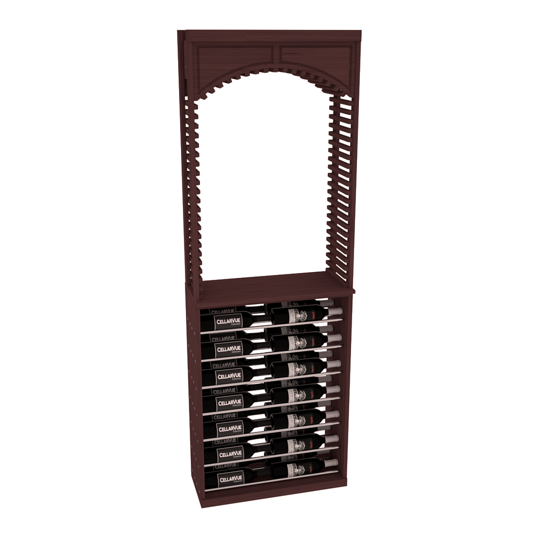 InstaCellar 26" Cellar Arch / Horizontal Display Combo – Ponderosa Pine / Unstained