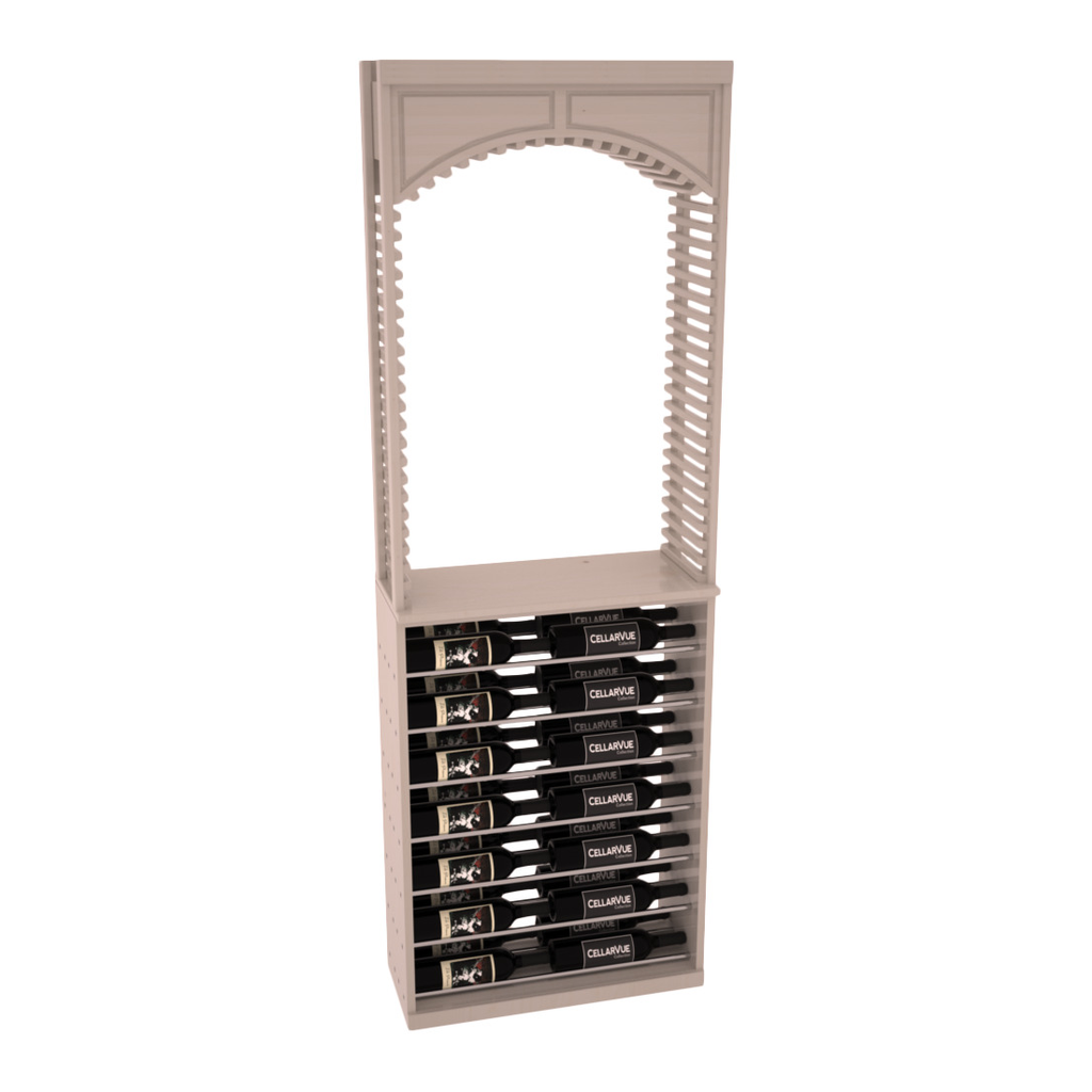 InstaCellar 26" Cellar Arch / Horizontal Display Combo – Grand Mahogany / Oak stained