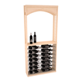 InstaCellar 35" Cellar Arch / Horizontal Display Combo – Premium Redwood / Black stained