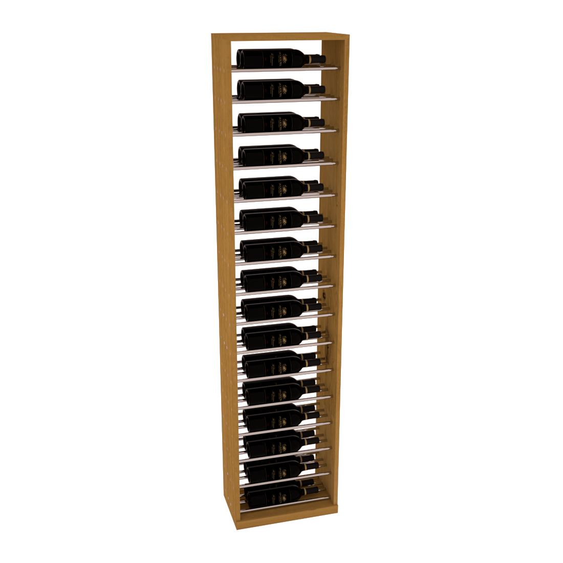 InstaCellar 17.5" Full Height Display – Ponderosa Pine / Cherry stained