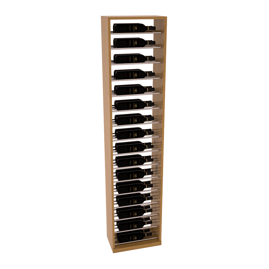 InstaCellar 17.5" Full Height Display – Ponderosa Pine / Oak stained