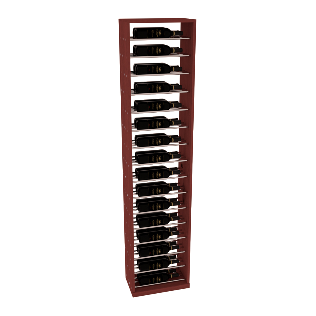 InstaCellar 17.5" Full Height Display – Grand Mahogany / Unstained