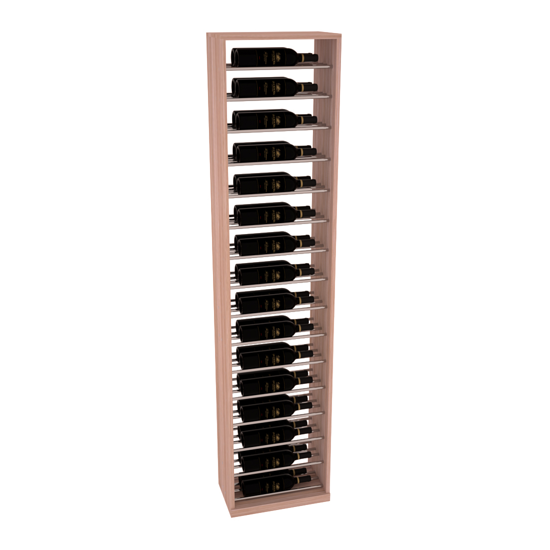 InstaCellar 17.5" Full Height Display – Ponderosa Pine / Black stained
