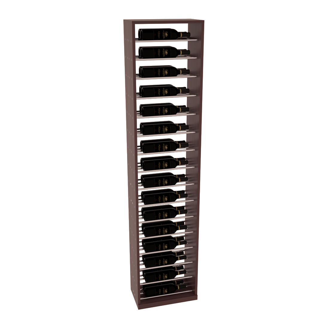InstaCellar 17.5" Full Height Display – Grand Mahogany / Unstained