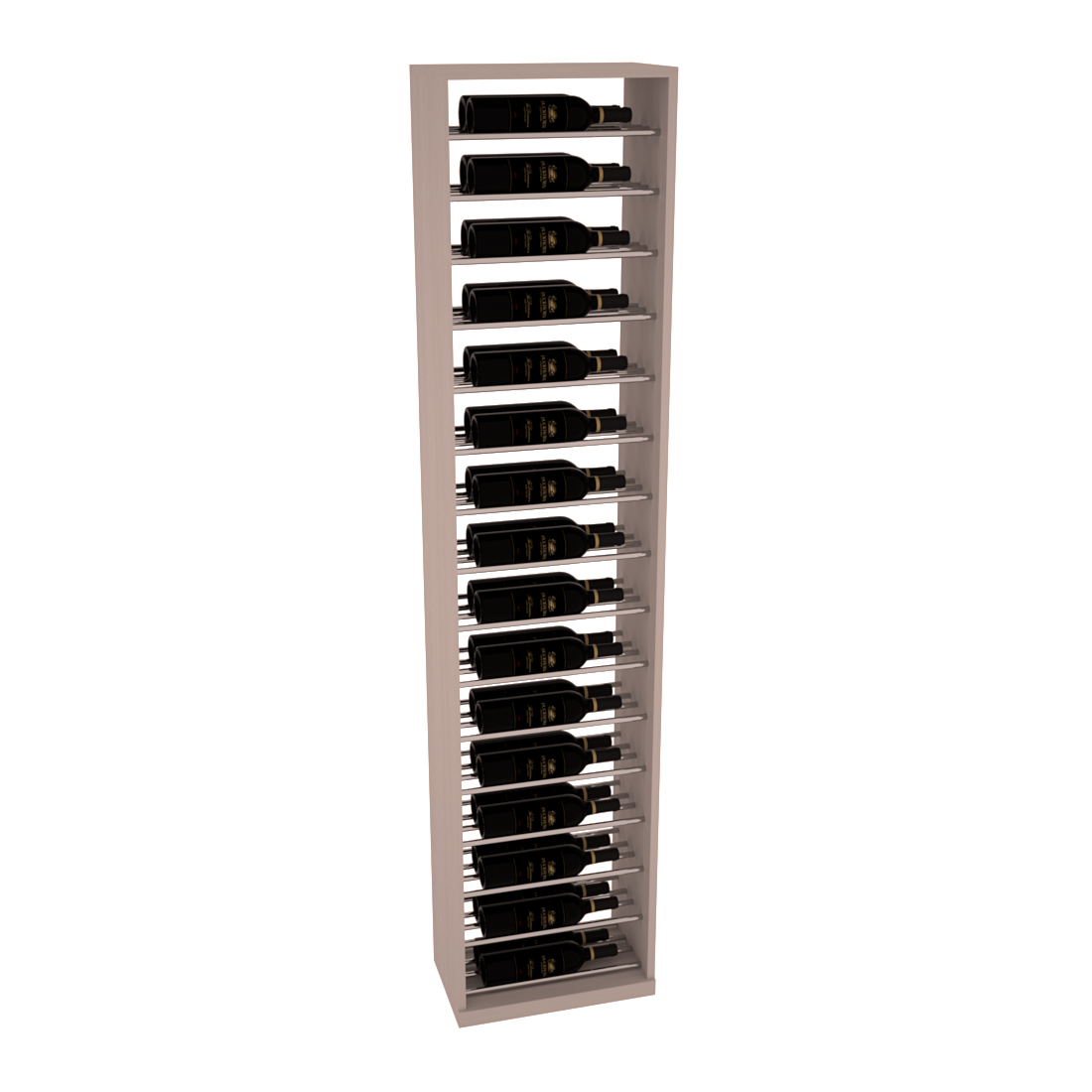 InstaCellar 17.5" Full Height Display – Knotty Alder / Black stained