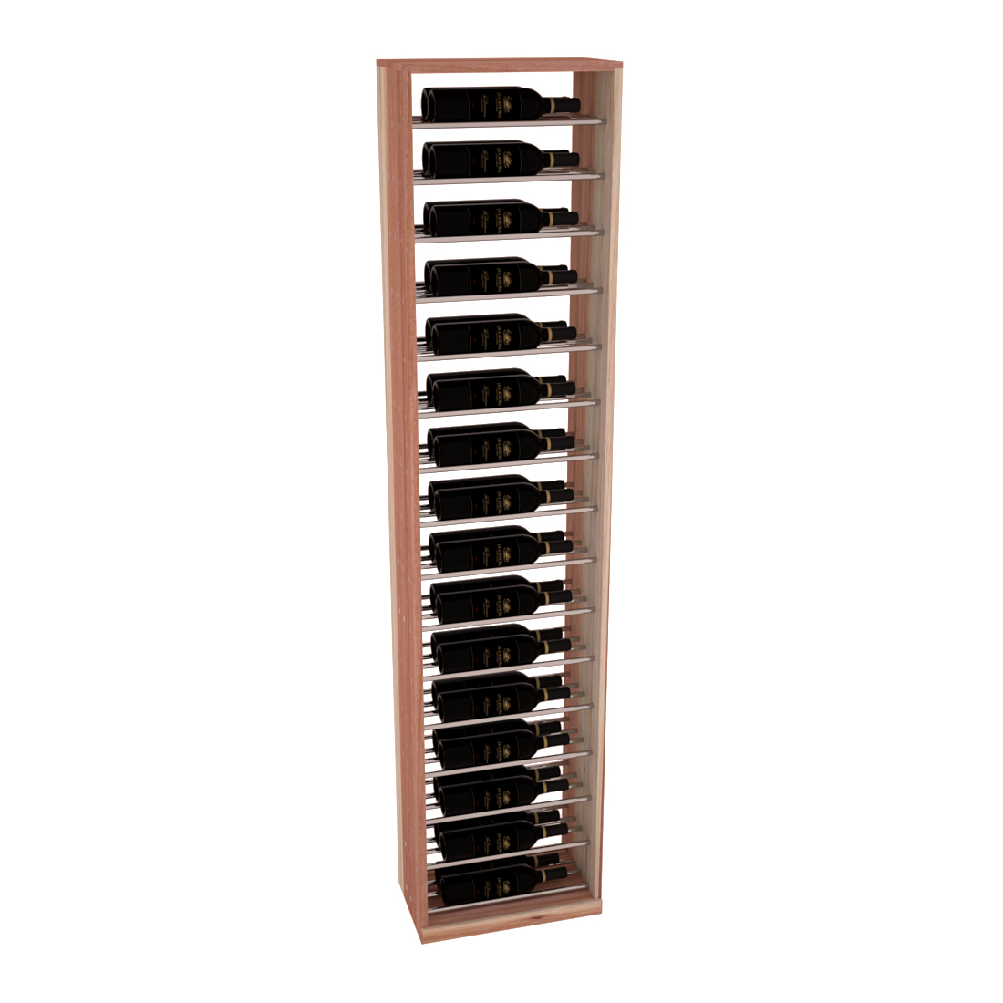 InstaCellar 17.5" Full Height Display – Grand Mahogany / Oak stained