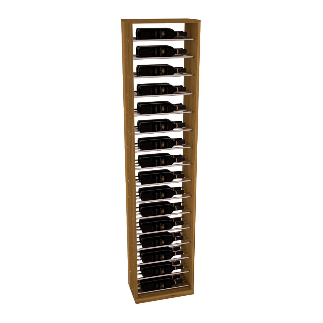 InstaCellar 17.5" Full Height Display – Premium Redwood / Unstained