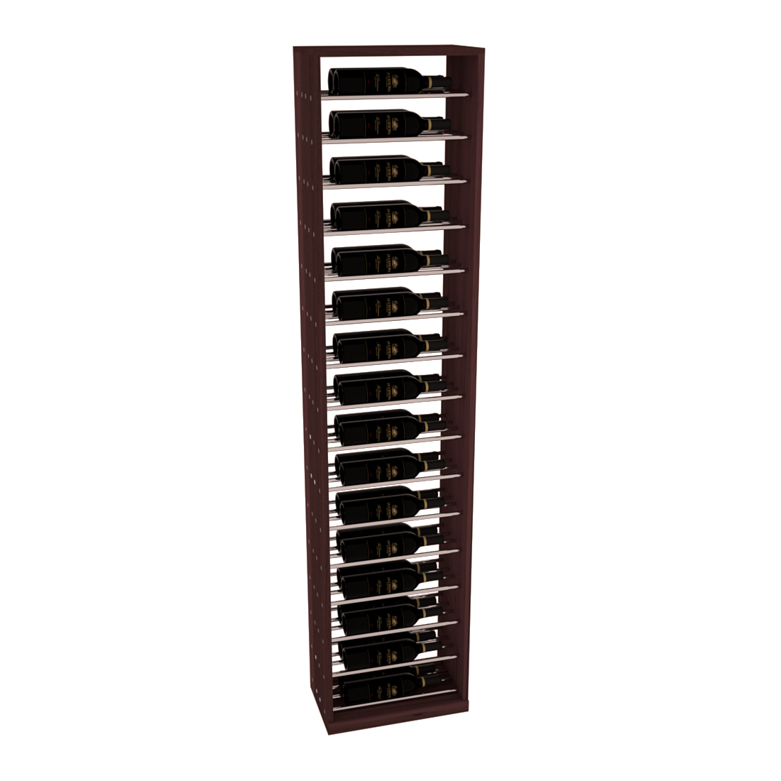 InstaCellar 17.5" Full Height Display – Ponderosa Pine / Cherry stained