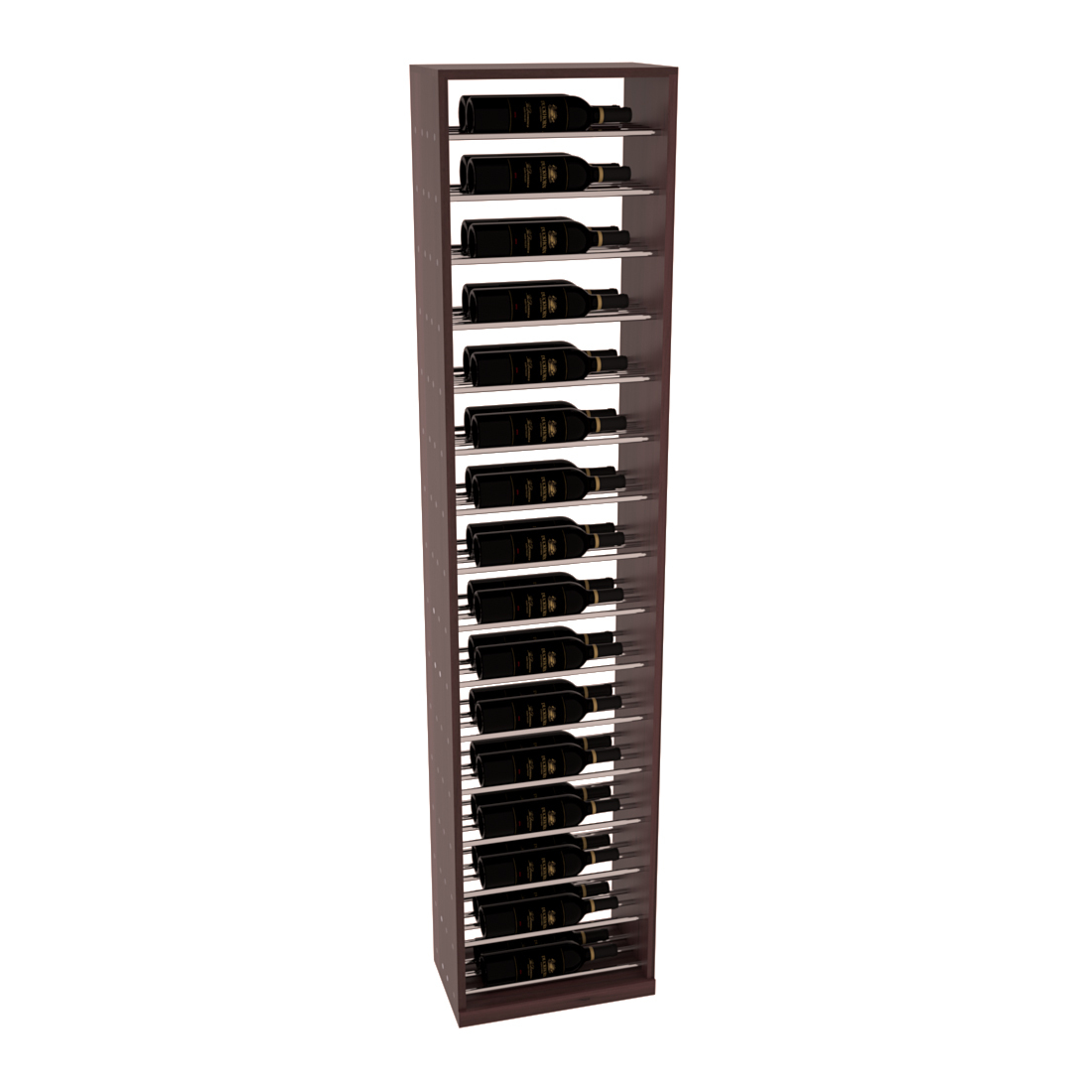 InstaCellar 17.5" Full Height Display – Knotty Alder / Black stained