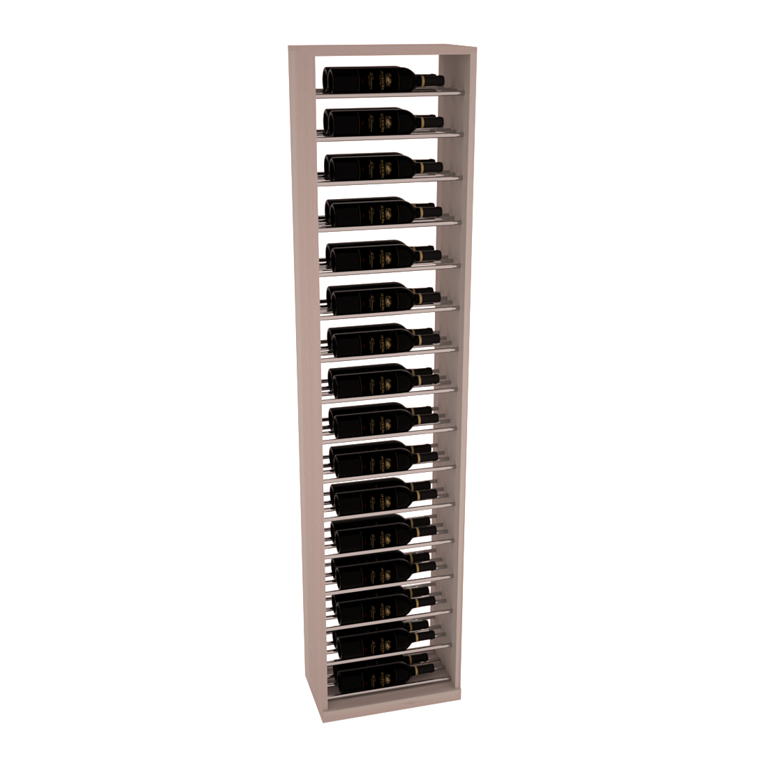 InstaCellar 17.5" Full Height Display – Grand Mahogany / Greywash stained