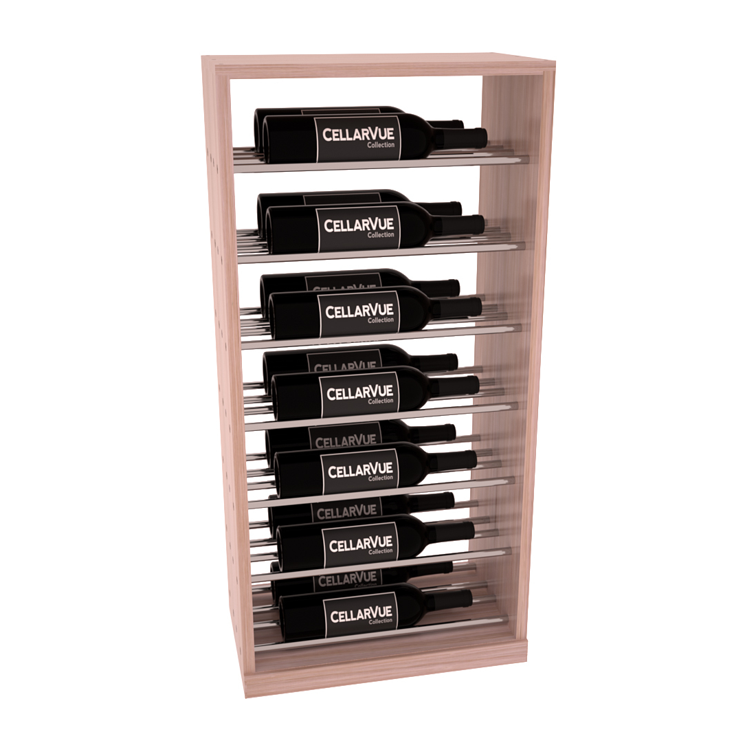 InstaCellar 17.5" Horizontal Base Display – Ponderosa Pine / Oak stained