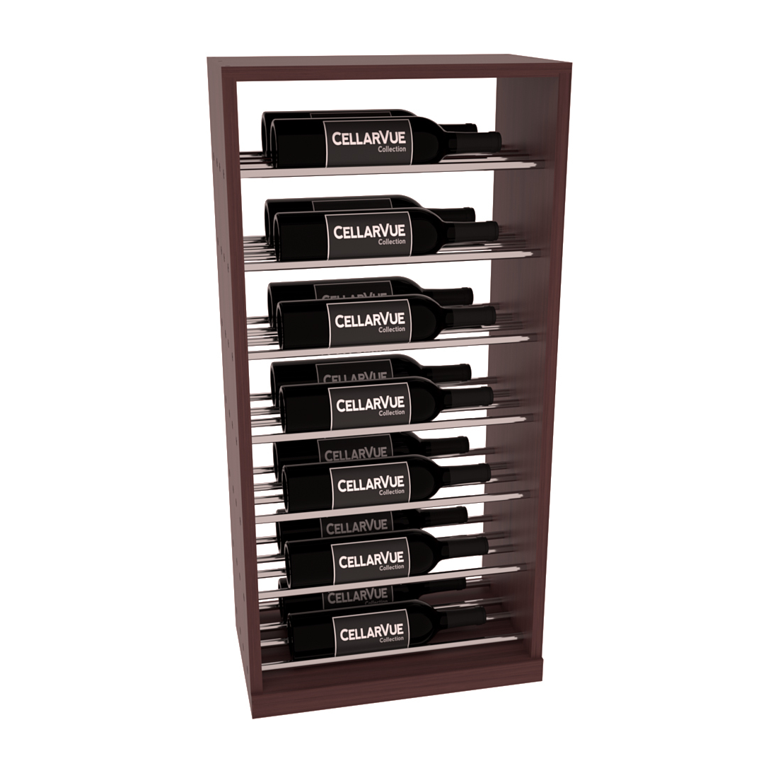 InstaCellar 17.5" Horizontal Base Display – Ponderosa Pine / Oak stained