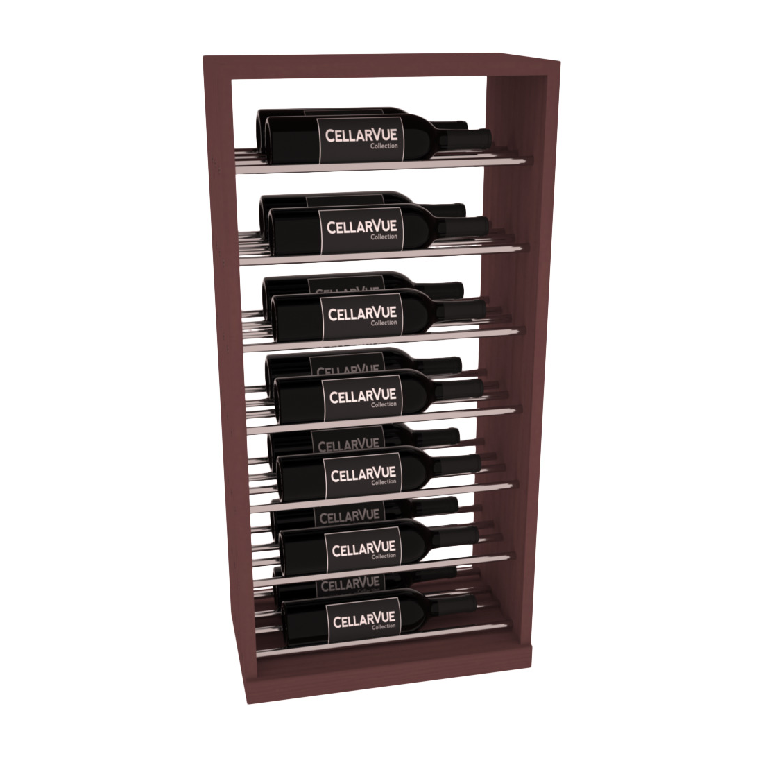 InstaCellar 17.5" Horizontal Base Display – Knotty Alder / Unstained