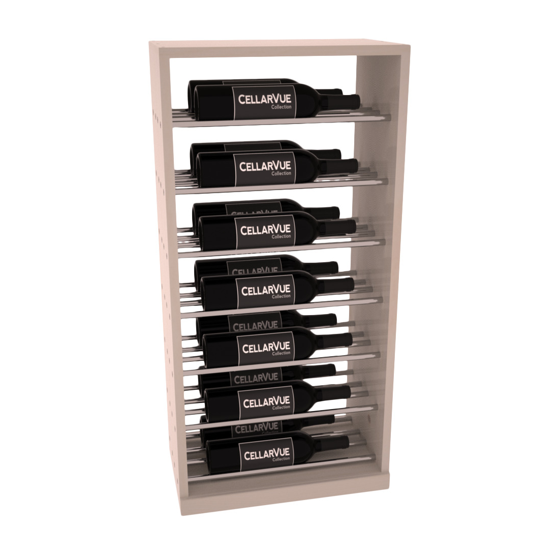 InstaCellar 17.5" Horizontal Base Display – Grand Mahogany / Walnut stained