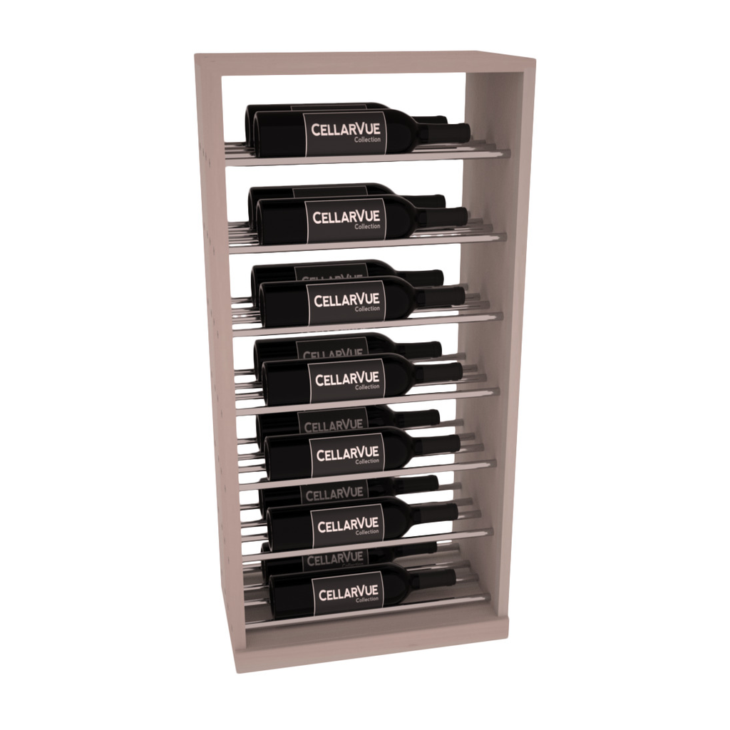 InstaCellar 17.5" Horizontal Base Display – Grand Mahogany / Black stained
