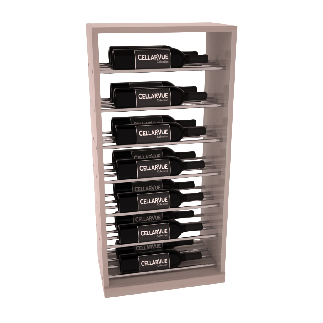 InstaCellar 17.5" Horizontal Base Display – Ponderosa Pine / Cherry stained