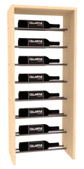InstaCellar 17.5" Horizontal Top Display – Gunmetal Rods – Ponderosa Pine / Unstained