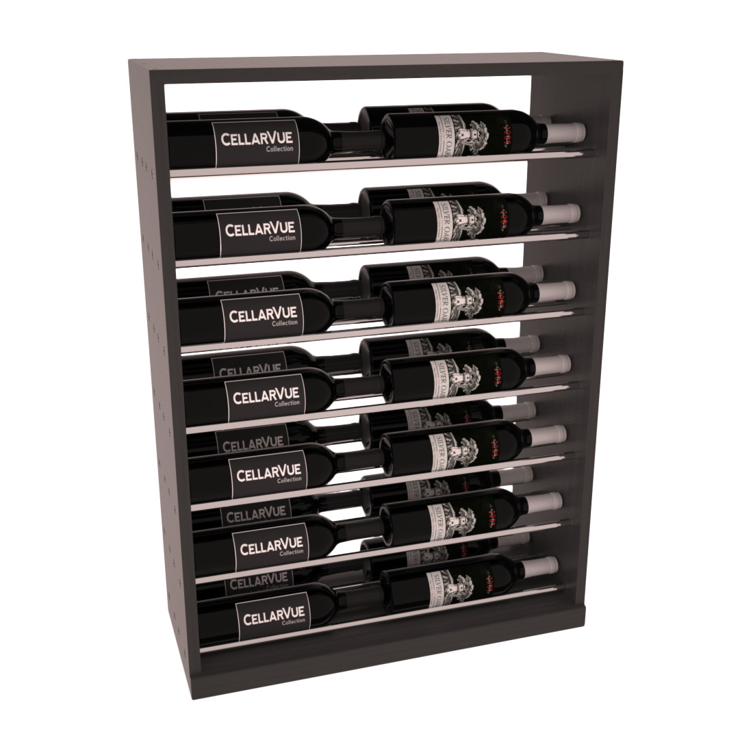 InstaCellar 26" Horizontal Base Display – Ponderosa Pine / Cherry stained