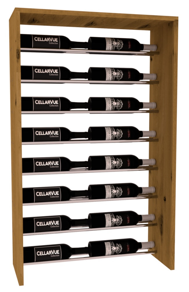 InstaCellar 26" Horizontal Top Display – Knotty Alder / Unstained