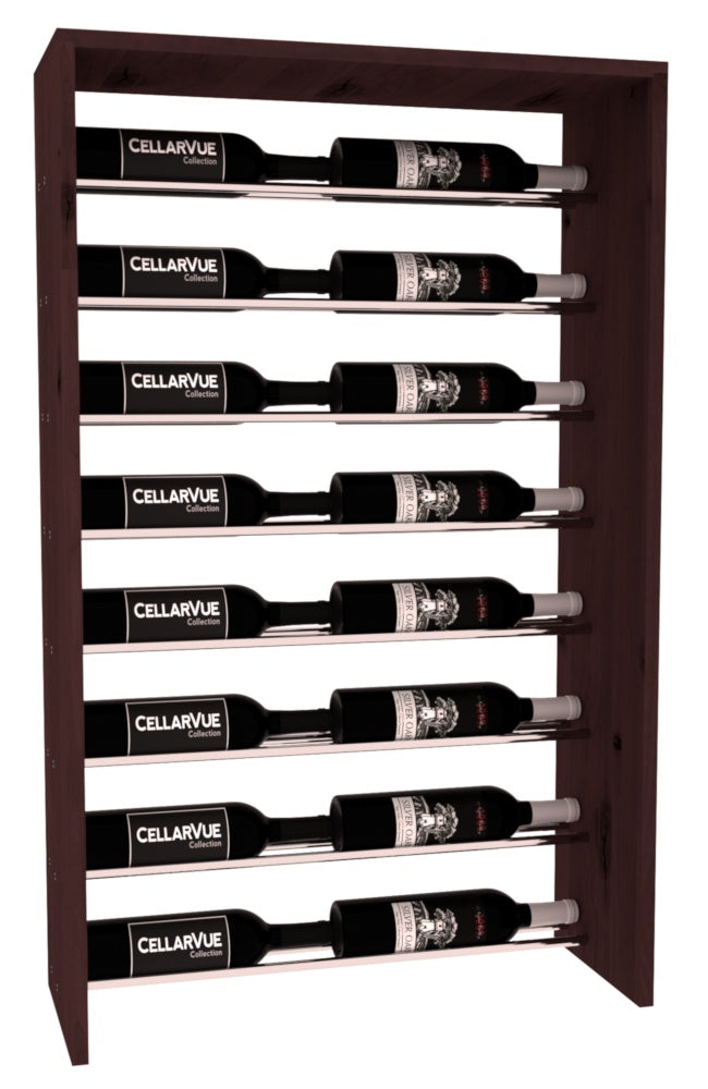 InstaCellar 26" Horizontal Top Display – Knotty Alder / Cherry stained