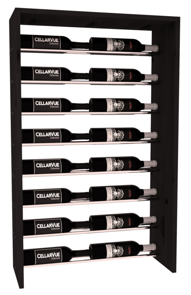 InstaCellar 26" Horizontal Top Display – Knotty Alder / Walnut stained