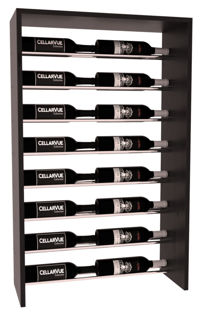 InstaCellar 26" Horizontal Top Display – Knotty Alder / Black stained
