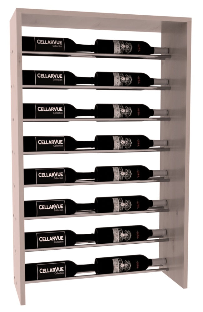 InstaCellar 26" Horizontal Top Display – Knotty Alder / Greywash stained