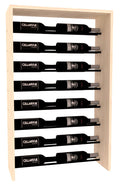 InstaCellar 26" Horizontal Top Display – Black Metal Rods – Ponderosa Pine / Unstained