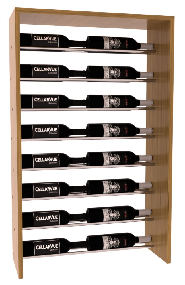 InstaCellar 26" Horizontal Top Display – Grand Mahogany / Oak stained